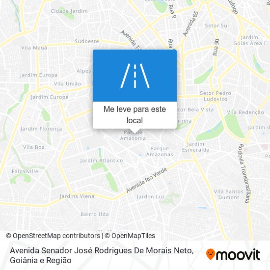 Avenida Senador José Rodrigues De Morais Neto mapa
