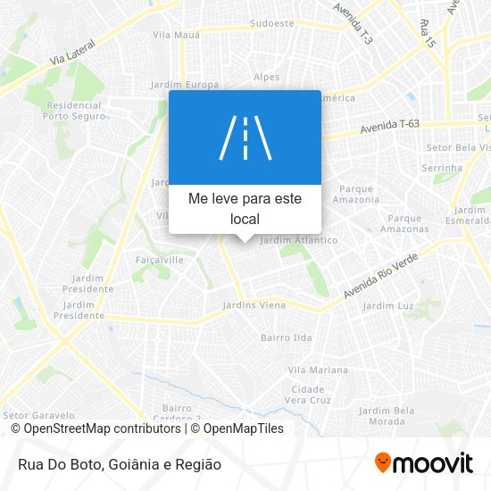Rua Do Boto mapa