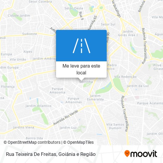 Rua Teixeira De Freitas mapa