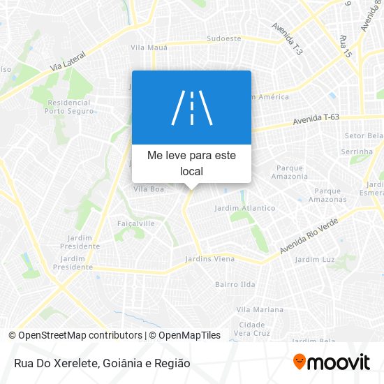 Rua Do Xerelete mapa