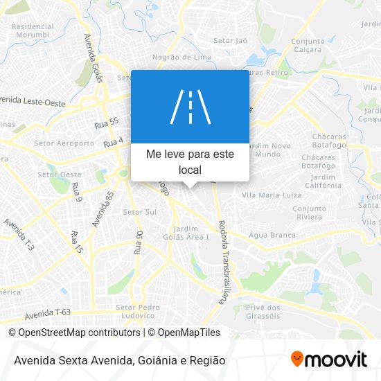 Avenida Sexta Avenida mapa