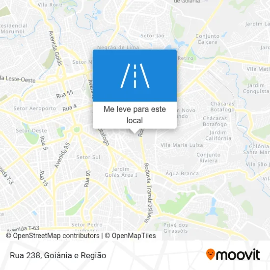 Rua 238 mapa