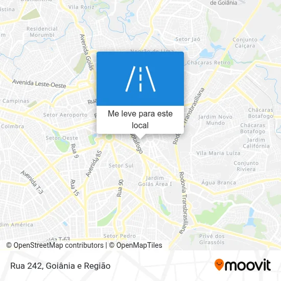 Rua 242 mapa