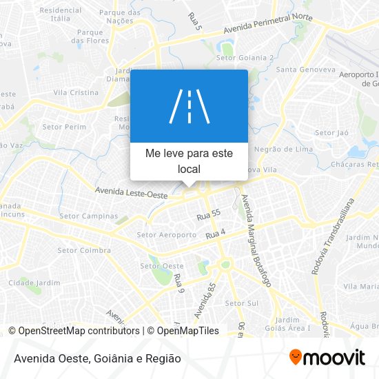 Avenida Oeste mapa