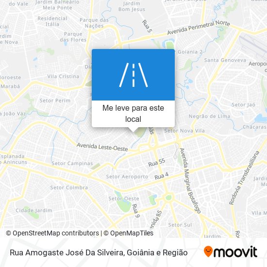Rua Amogaste José Da Silveira mapa