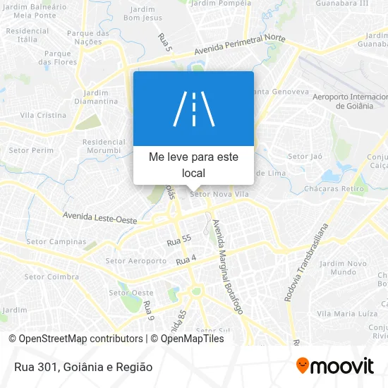 Rua 301 mapa