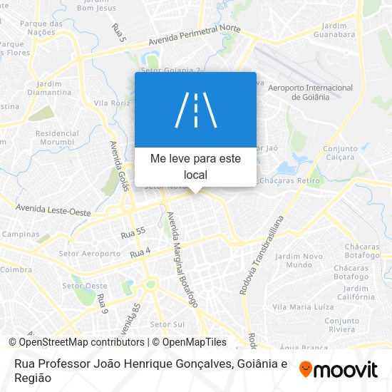 Rua Professor João Henrique Gonçalves mapa