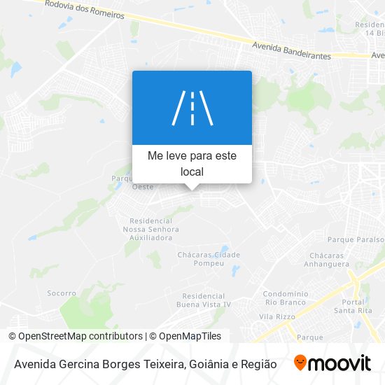 Avenida Gercina Borges Teixeira mapa