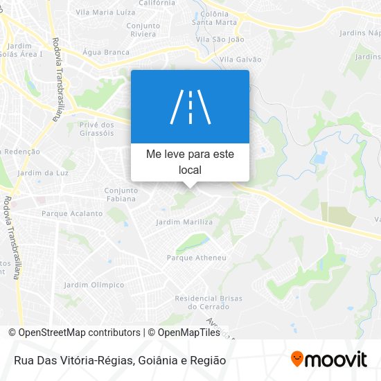 Rua Das Vitória-Régias mapa