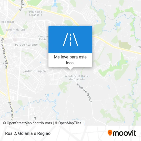 Rua 2 mapa
