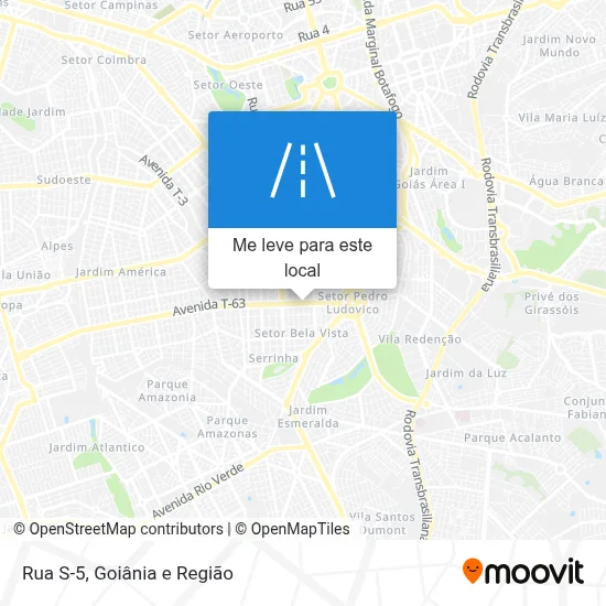 Rua S-5 mapa