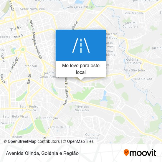 Avenida Olinda mapa