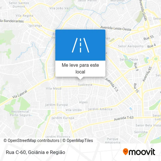 Rua C-60 mapa