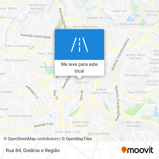 Rua 84 mapa