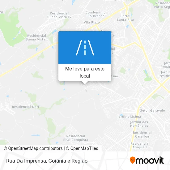 Rua Da Imprensa mapa