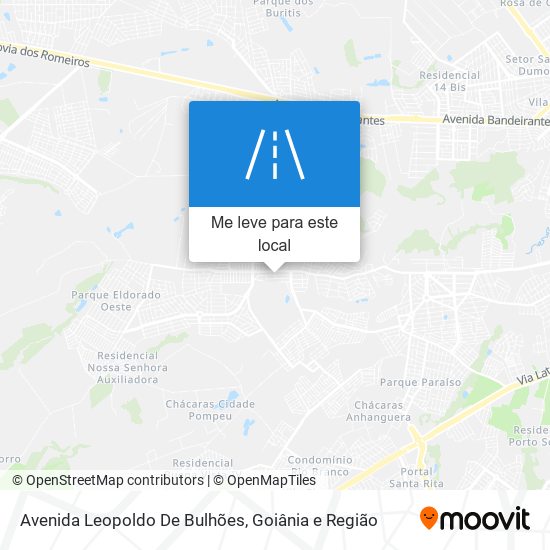 Avenida Leopoldo De Bulhões mapa