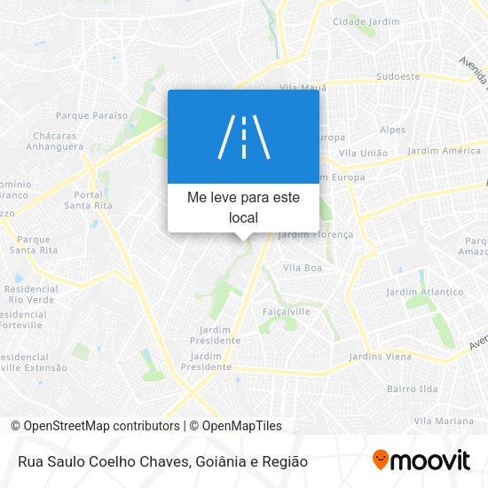 Rua Saulo Coelho Chaves mapa