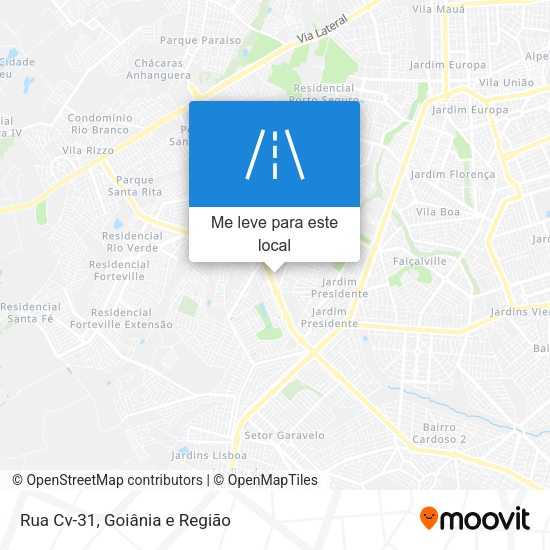 Rua Cv-31 mapa