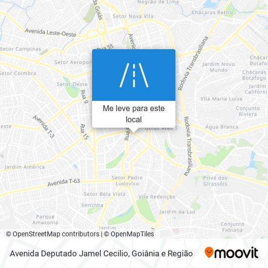 Avenida Deputado Jamel Cecilio mapa