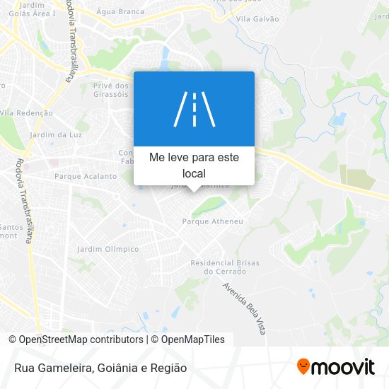 Rua Gameleira mapa