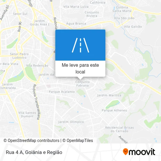 Rua 4 A mapa