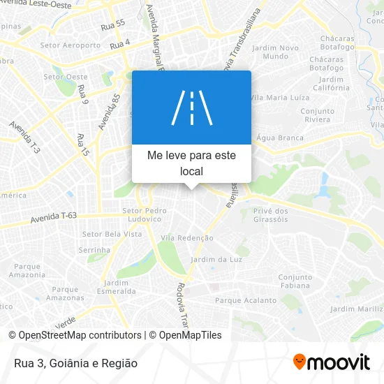 Rua 3 mapa