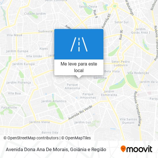 Avenida Dona Ana De Morais mapa