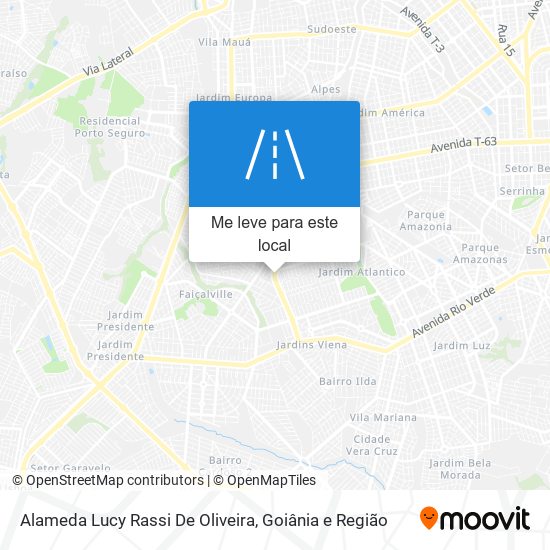 Alameda Lucy Rassi De Oliveira mapa
