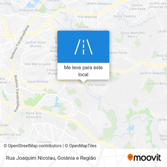 Rua Joaquim Nicolau mapa