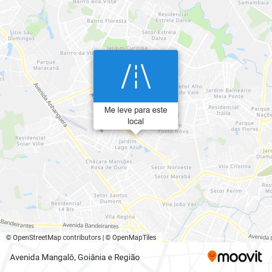 Avenida Mangalô mapa