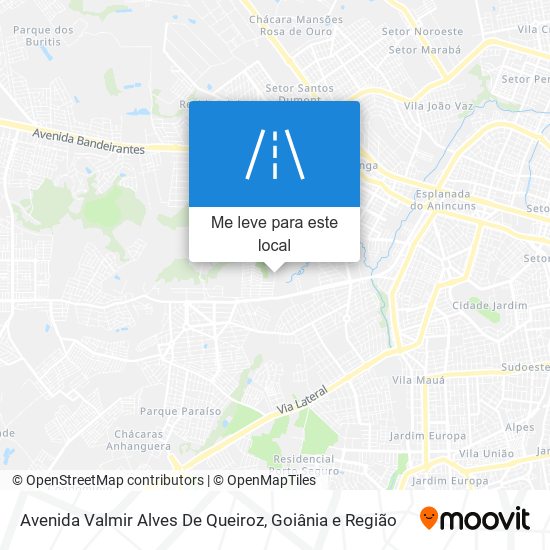 Avenida Valmir Alves De Queiroz mapa