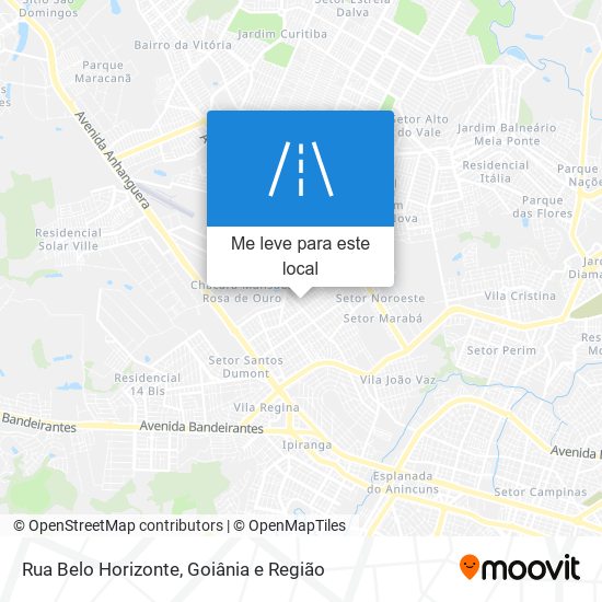 Rua Belo Horizonte mapa