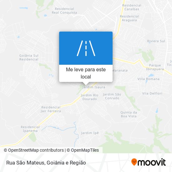 Rua São Mateus mapa