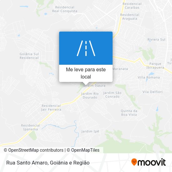 Rua Santo Amaro mapa