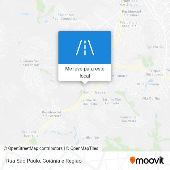Rua São Paulo mapa