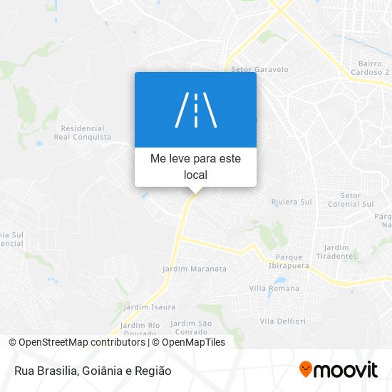 Rua Brasilia mapa