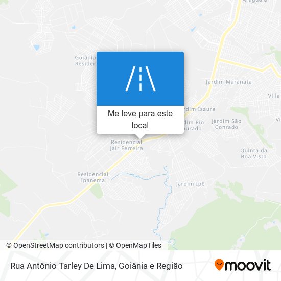 Rua Antônio Tarley De Lima mapa