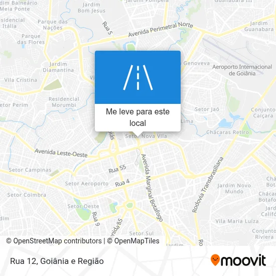 Rua 12 mapa