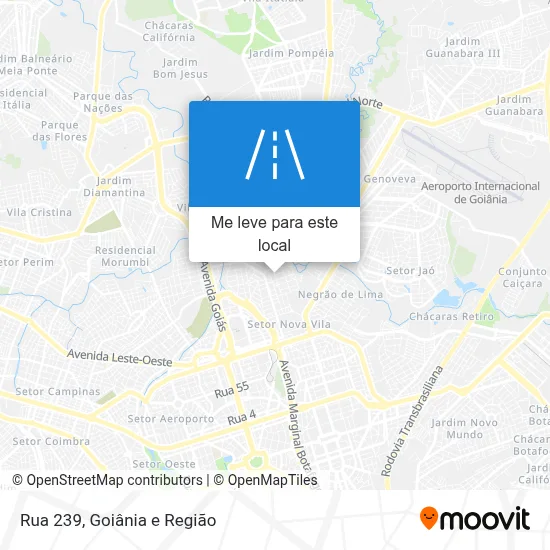 Rua 239 mapa