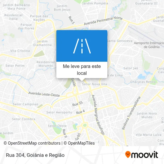 Rua 304 mapa