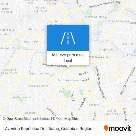 Avenida República Do Líbano mapa
