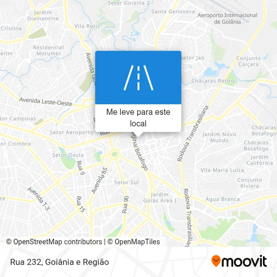 Rua 232 mapa
