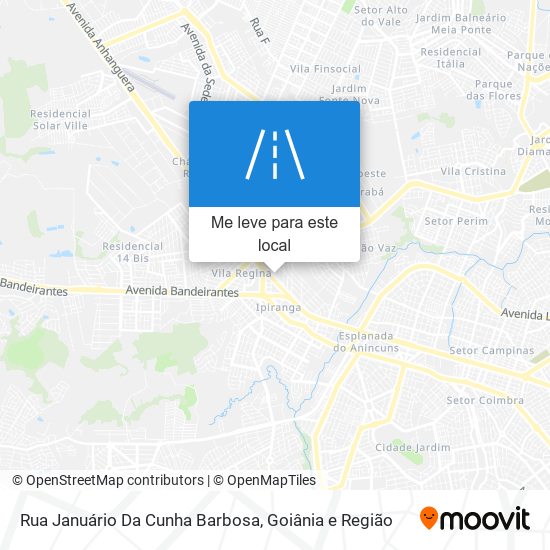 Rua Januário Da Cunha Barbosa mapa