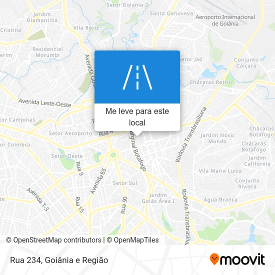 Rua 234 mapa