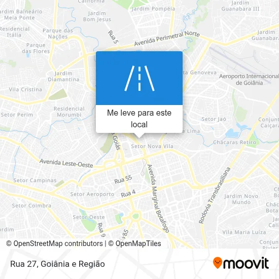 Rua 27 mapa