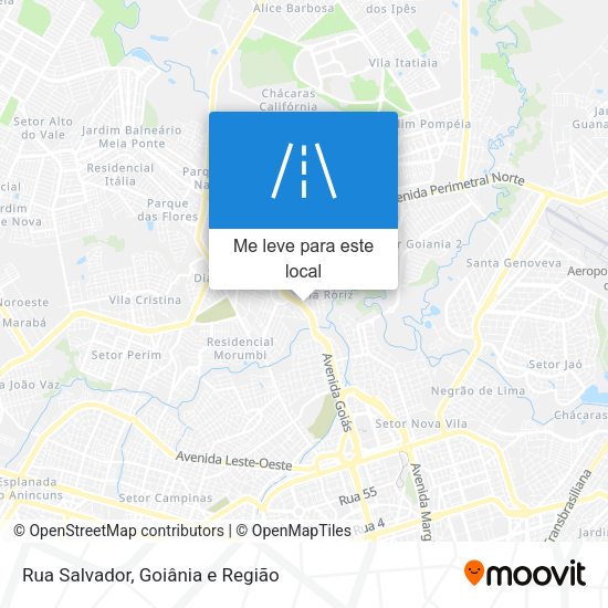 Rua Salvador mapa