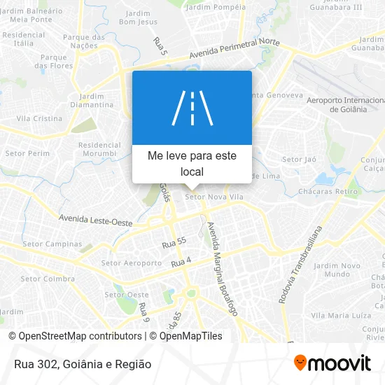 Rua 302 mapa