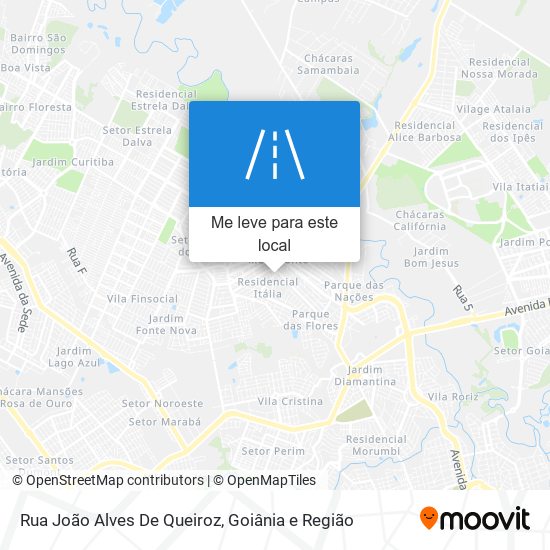 Rua João Alves De Queiroz mapa