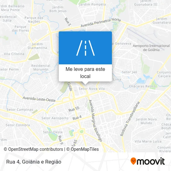Rua 4 mapa