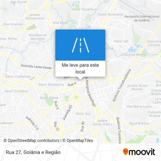Rua 27 mapa